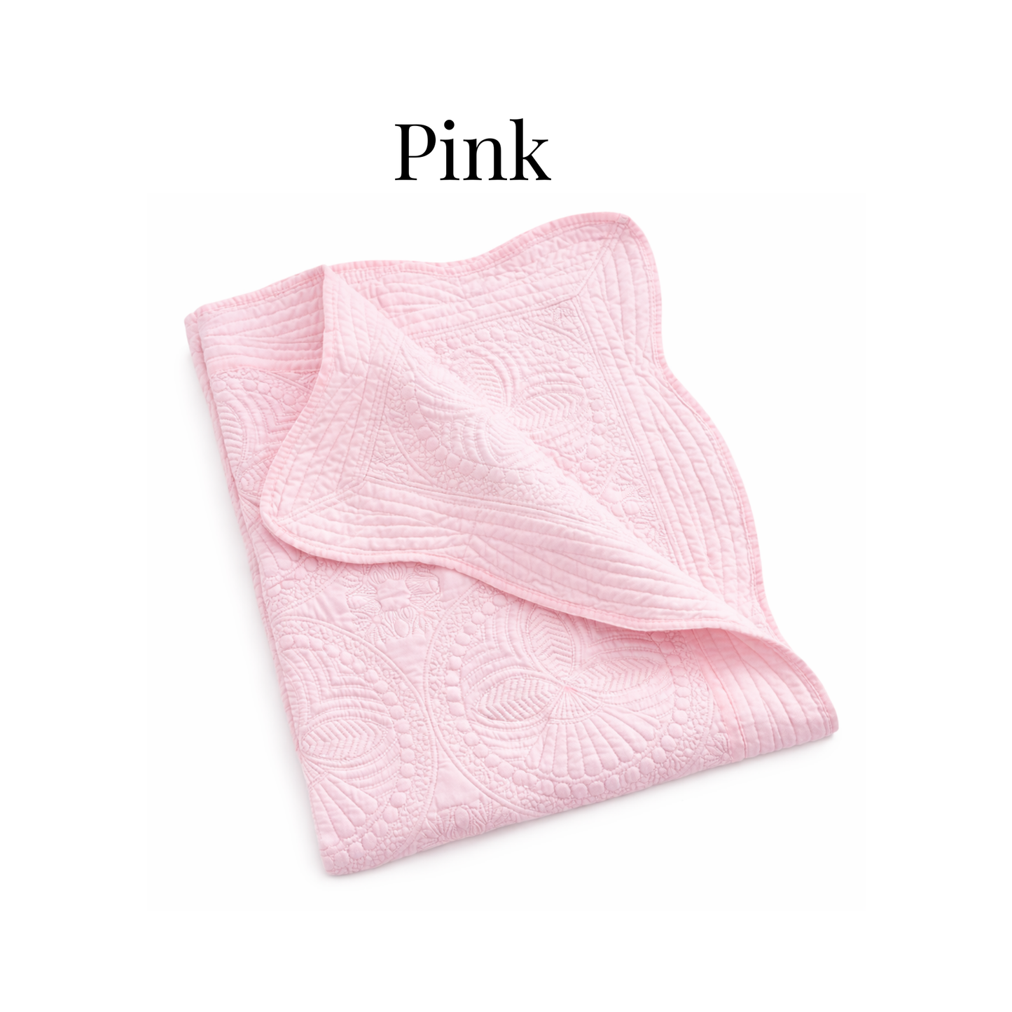 Personalized Baby Quilt Blanket with Name – 36x45