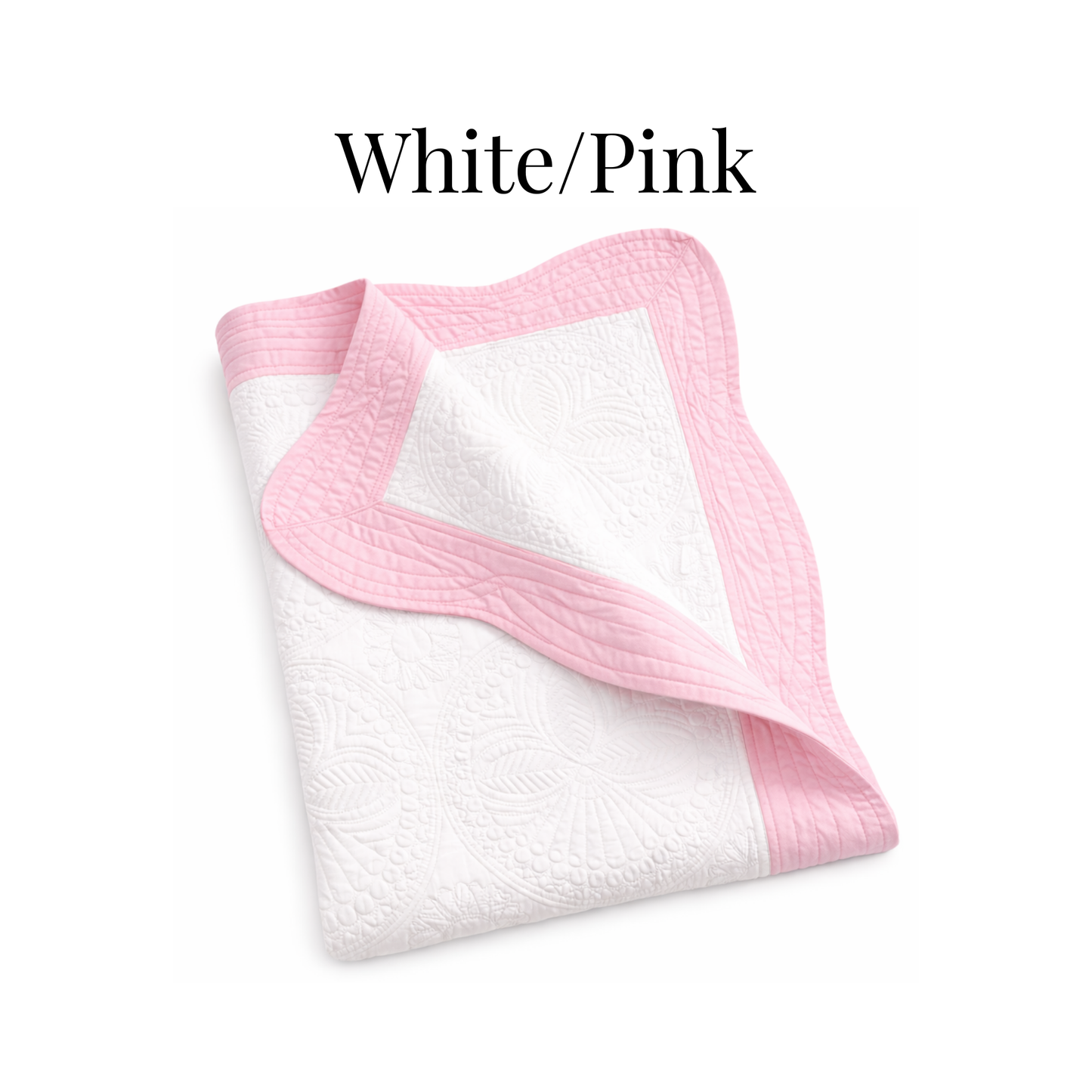 Personalized Baby Quilt Blanket with Name – 36x45