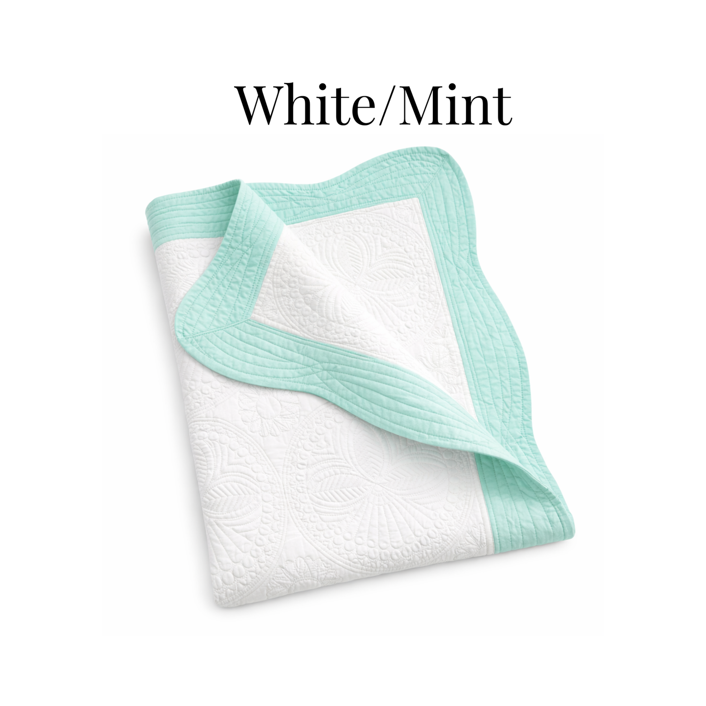 Personalized Baby Quilt Blanket with Name – 36x45