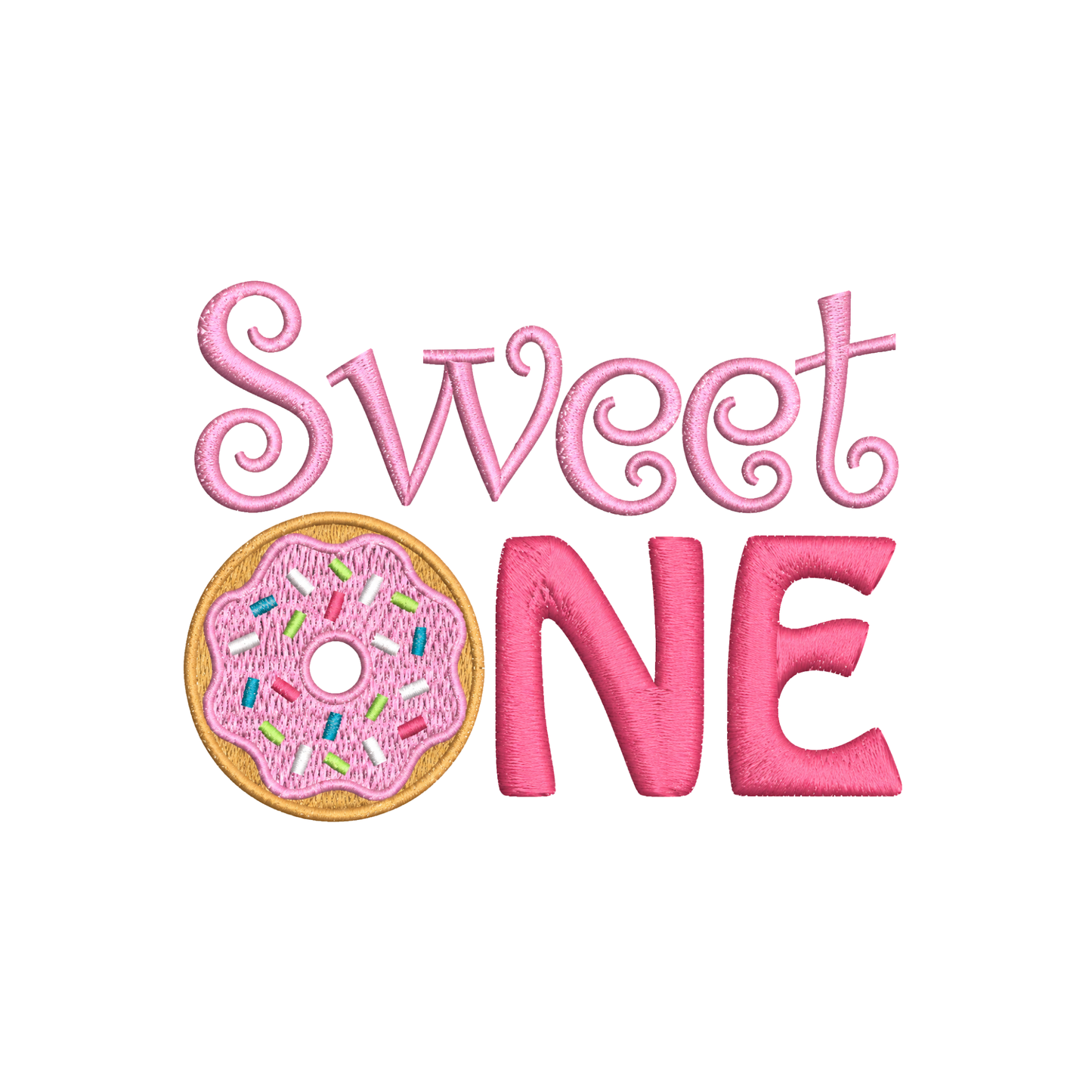 Sweet One Donut First Birthday Baby Onesie