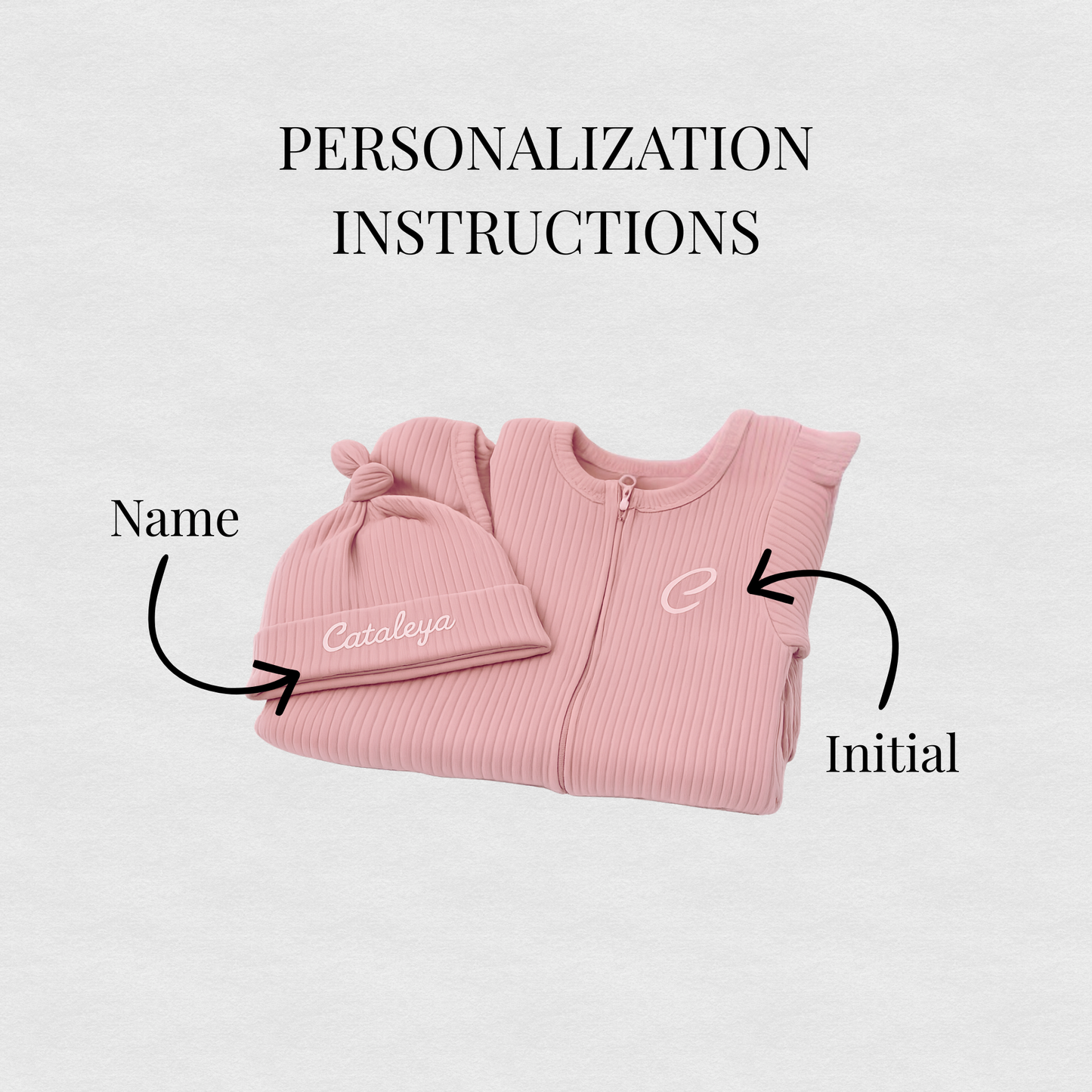 Newborn Name Gift Set – Custom Baby Outfit + Blanket